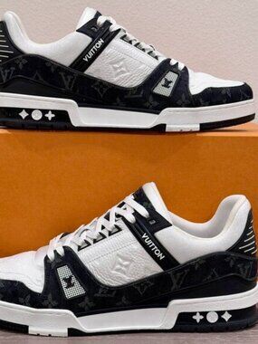 Louis Vuitton LV Trainer Men's Sneaker Black and White